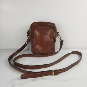 Christina Rui Brown Leather Crossbody